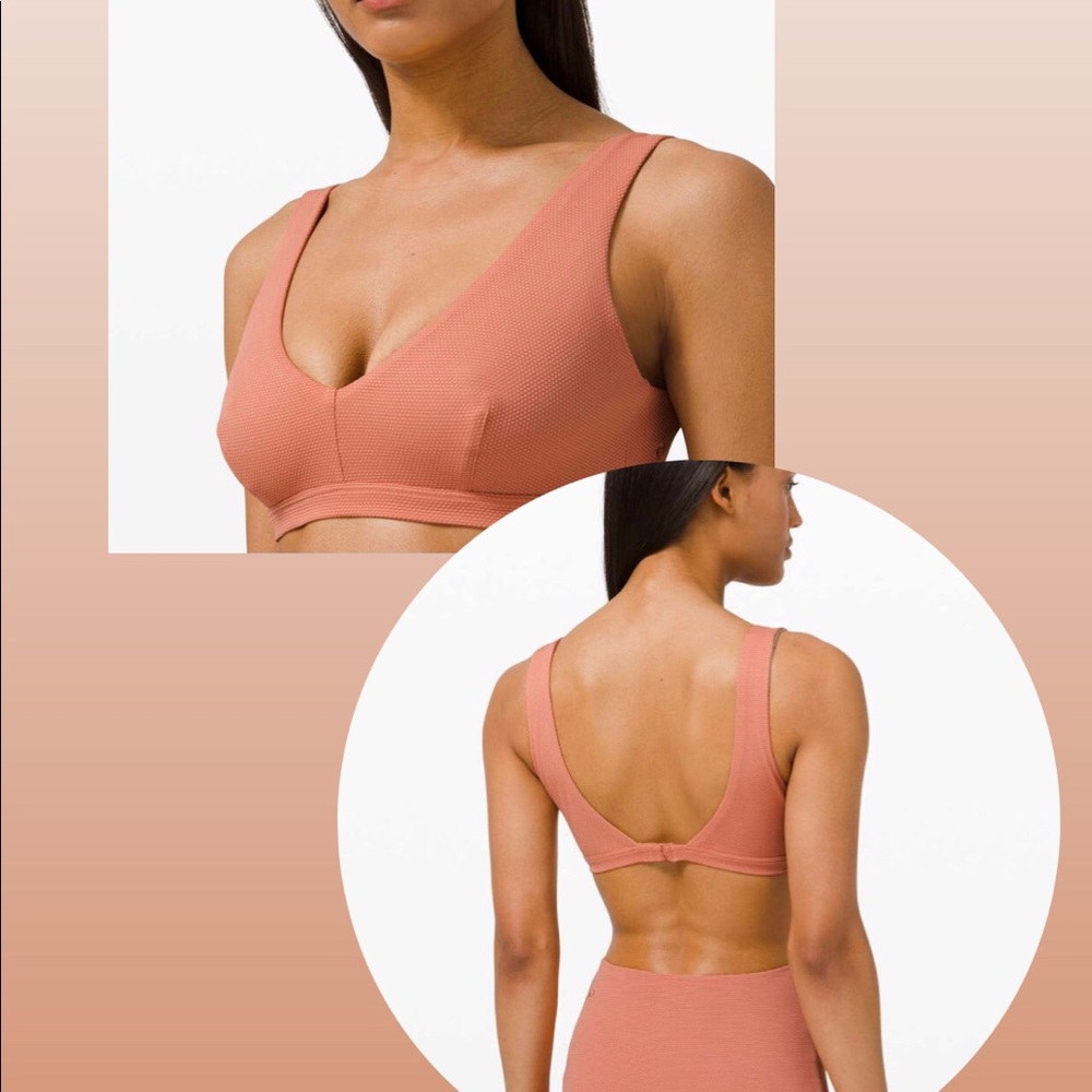 NWT Lululemon Waterside V Top C/D *Honeycomb